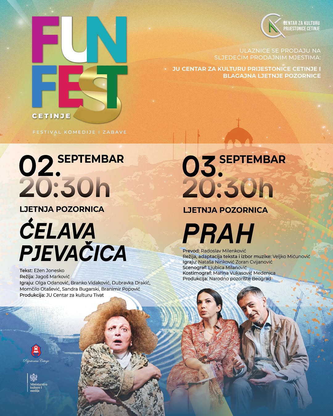 Prah, Ljetnja pozornica