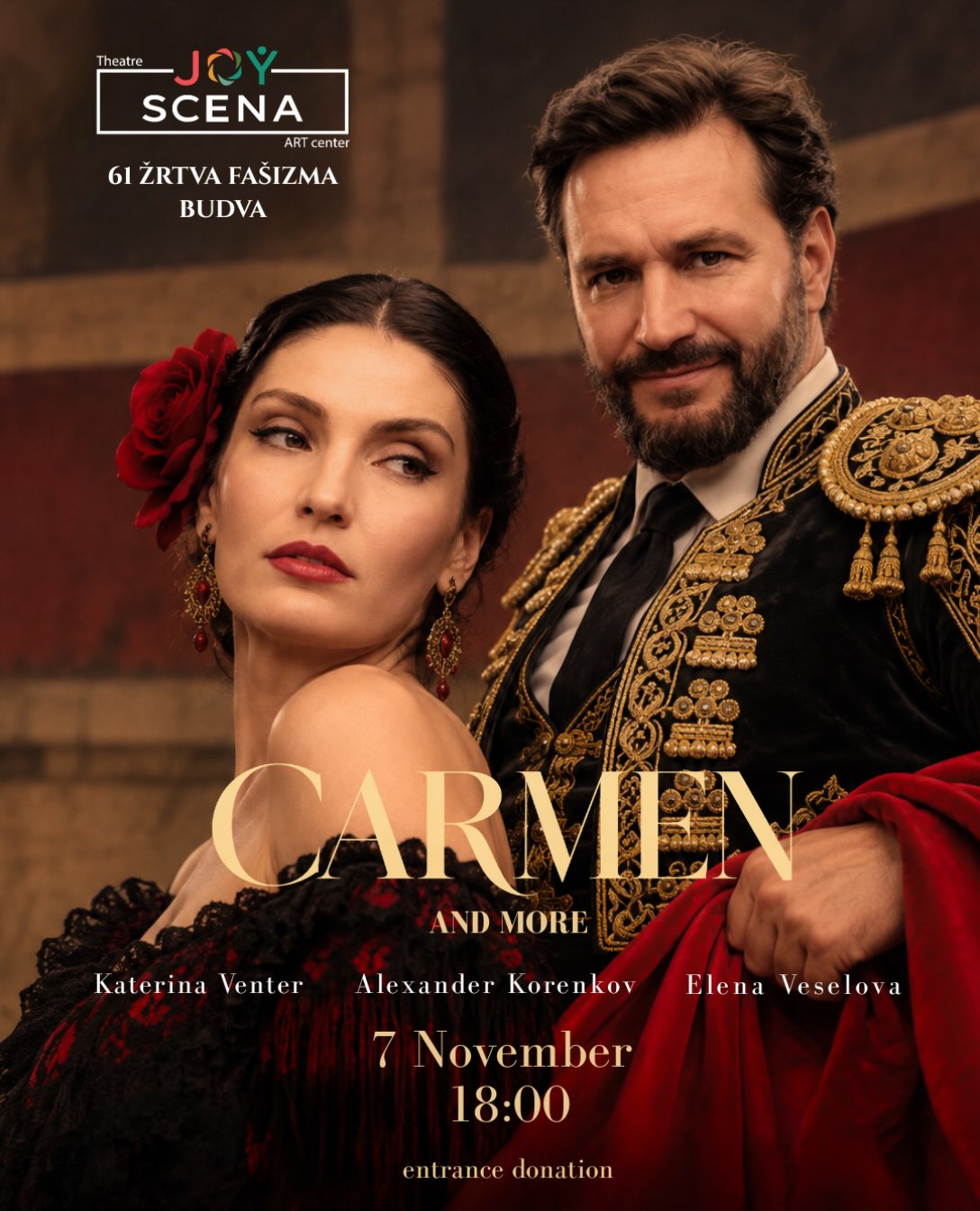 CARMEN & MORE -- вечер страсти, музыки и оперы, Театр Joy Scena, ART Center